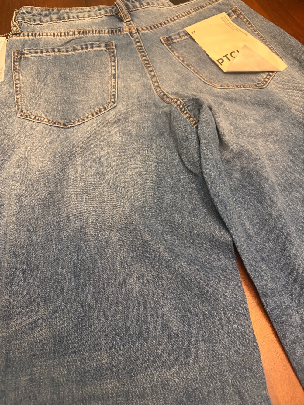 PTCL Light Wash High-Rise Wide-Leg Jeans - Picture 10 of 12